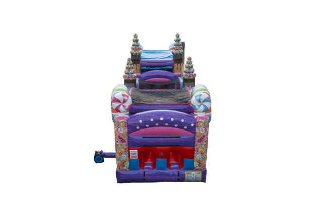 68' Sugar Shack Obstacle Course rental in Austin Texas from Austin Bounce House Rentals™