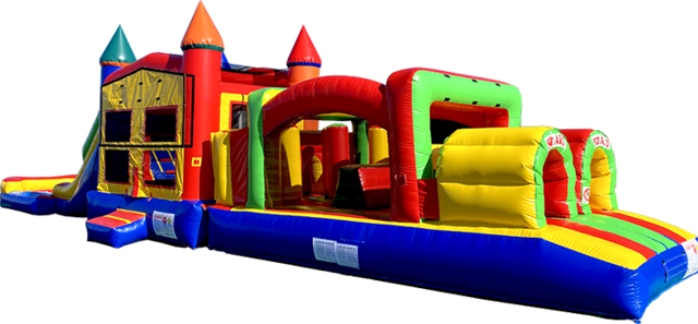 Super Duper Combo inflatable rental outside view