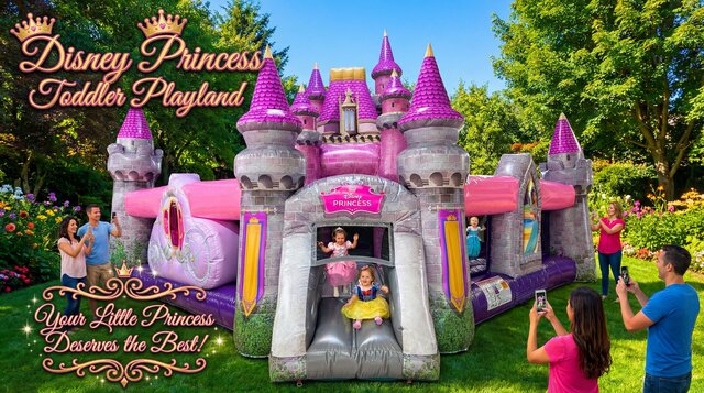 Disney Princess Toddler Playland rentals in Austin Texas from Austin Bounce House Rentals 512-765-6071