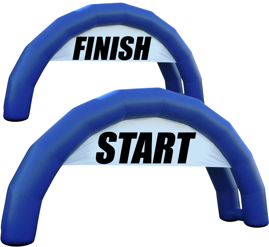 Starting+Finish Line Arch Set Entrance Arches in Austin Texas from Austin Bounce House Rentals