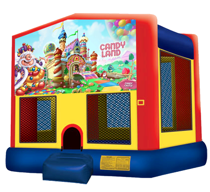Candy Land Bounce House Rentals in Austin Texas from Austin Bounce House Rentals