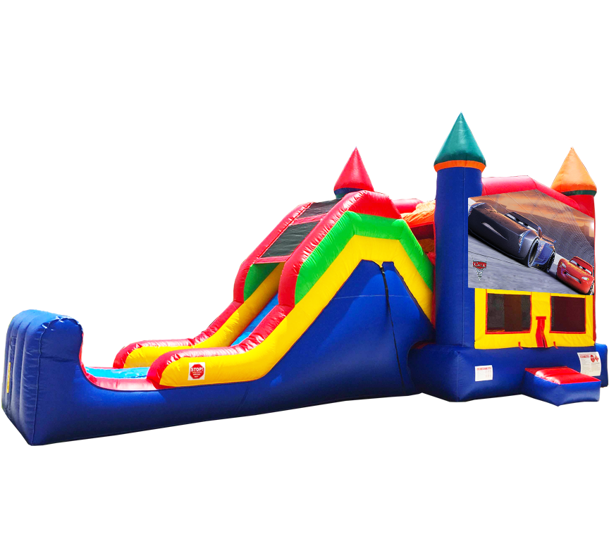 Cars Super Combo 5-in-1 for rent in Austin Texas from Austin Bounce House Rentals