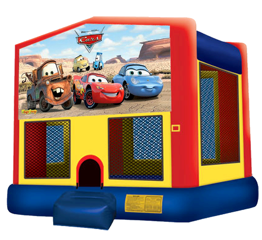 Cars Bounce House Rentals in Austin Texas from Austin Bounce House Rentals