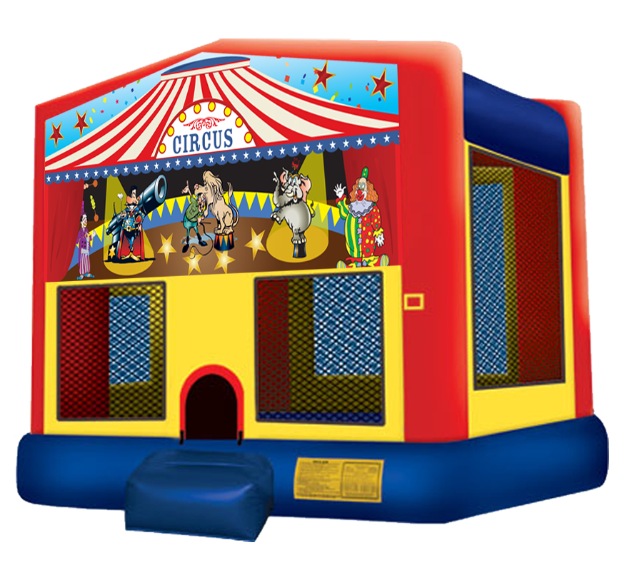 Circus Big Top Bounce House rentals in Austin Texas by Austin Bounce House Rentals 512-765-6071
