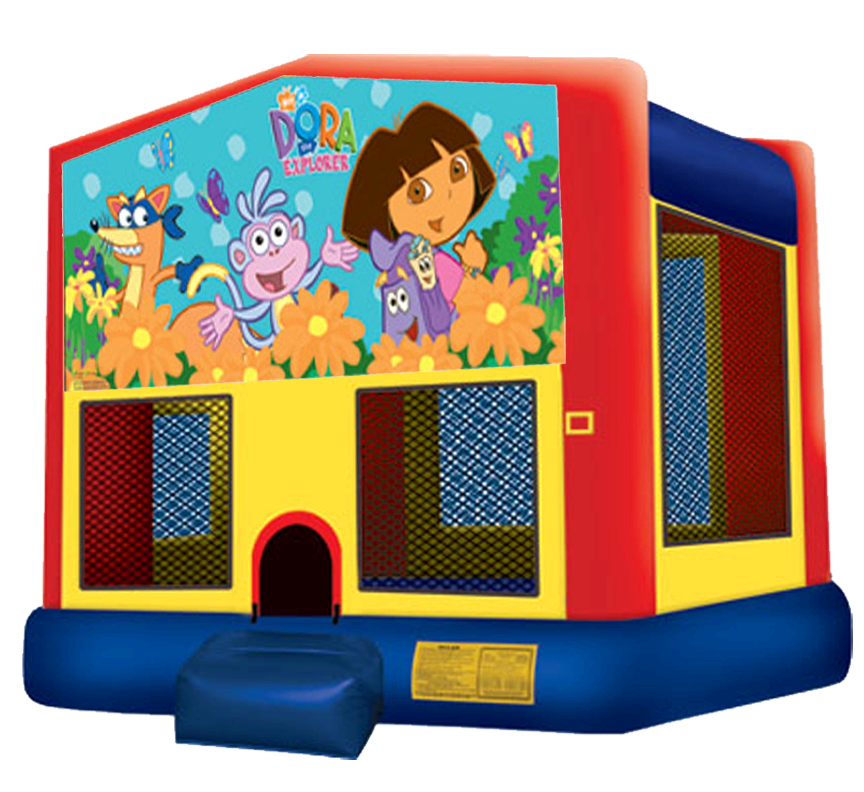 Dora Bounce House Rentals in Austin Texas from Austin Bounce House Rentals