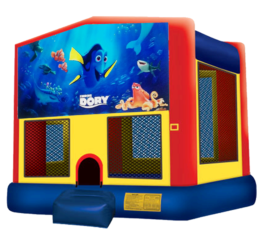Finding Dory Bounce House Rentals in Austin Texas from Austin Bounce House Rentals