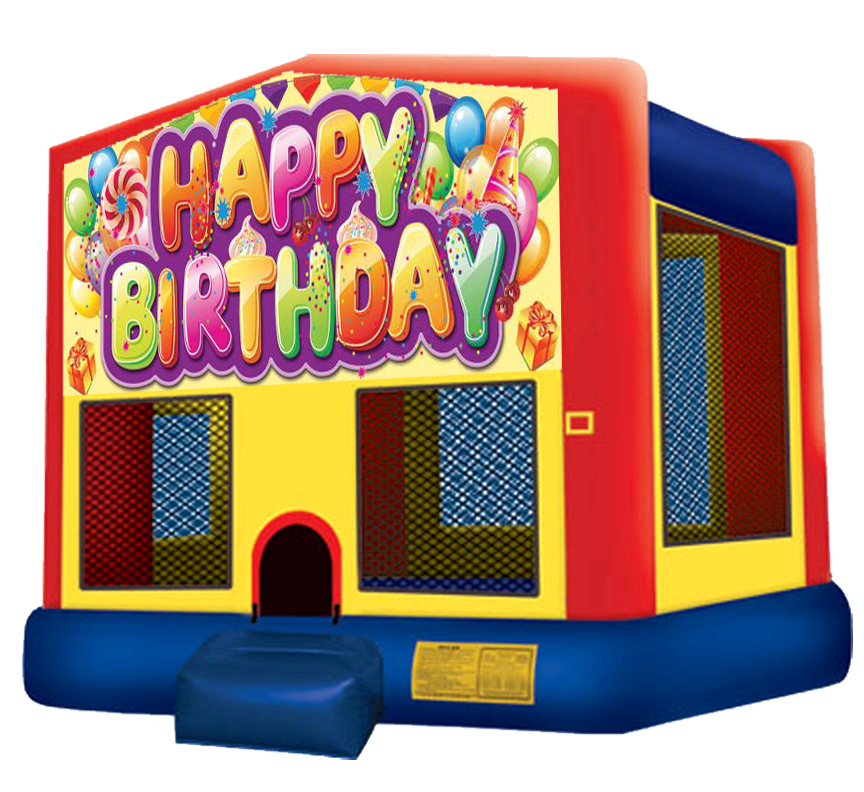 Happy Birthday Bounce House Rentals in Austin Texas from Austin Bounce House Rentals