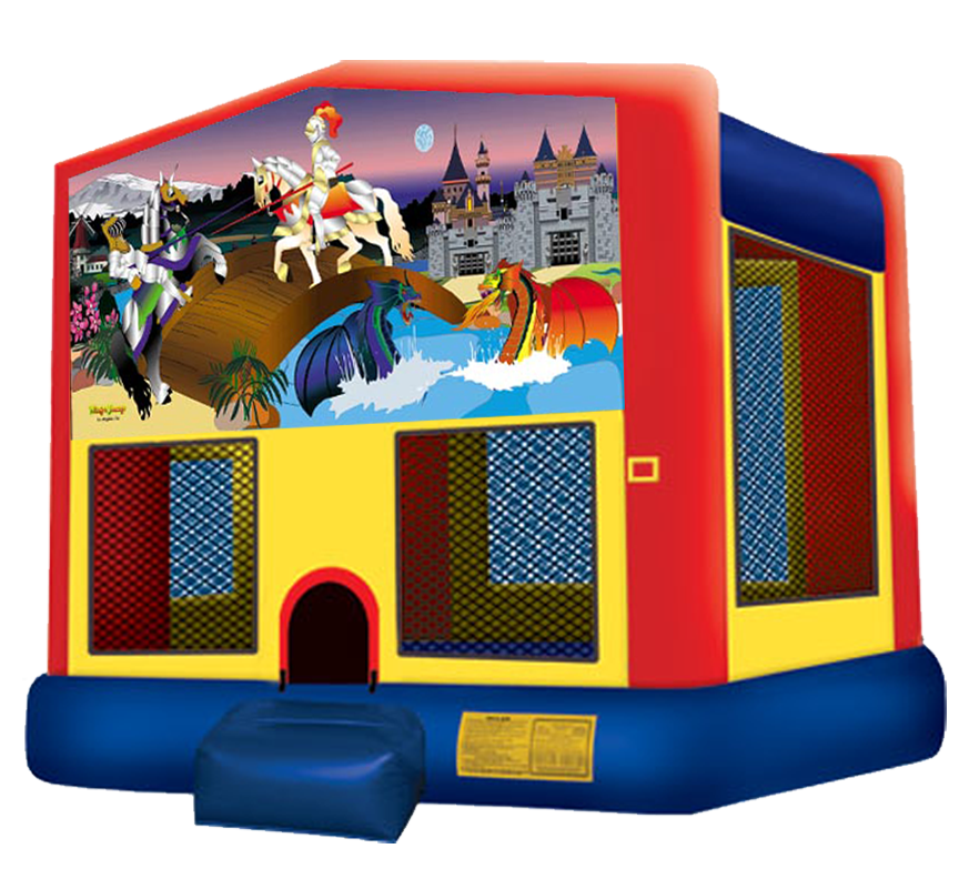 Knights + Dragons Bounce House Rentals in Austin Texas from Austin Bounce House Rentals
