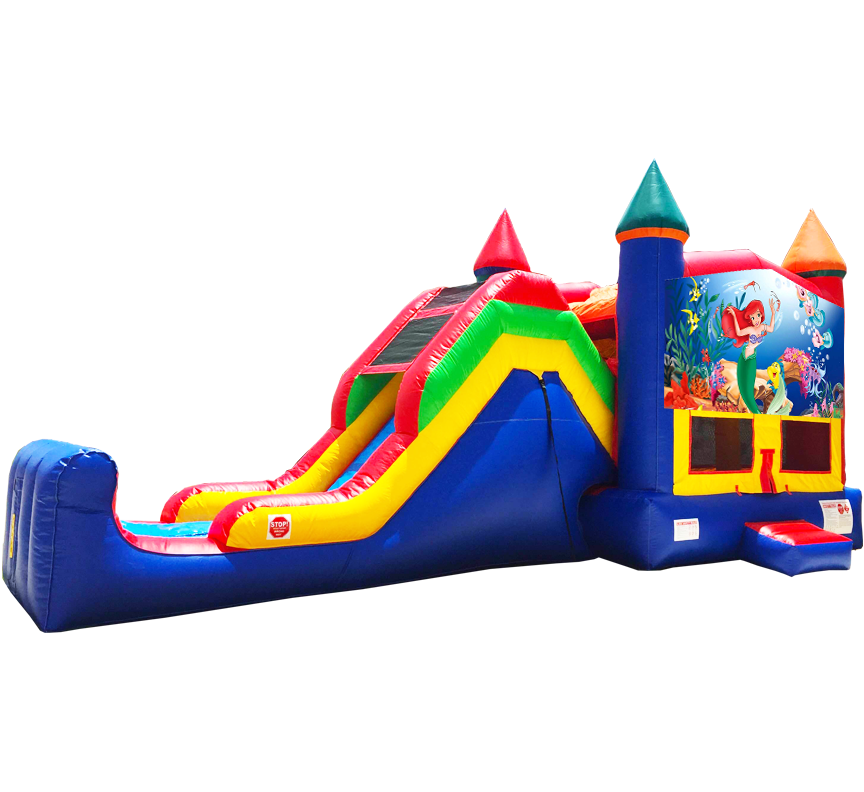 Little Mermaid Super Combo rentals in Austin Texas from Austin Bounce House Rentals