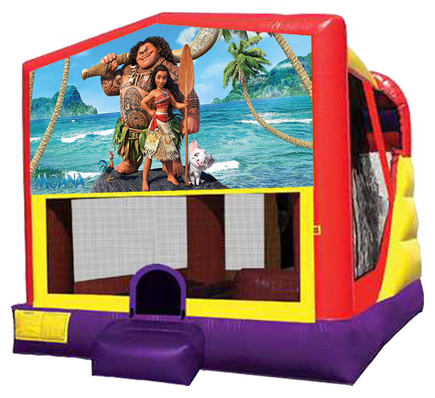 Extra Large Moana 4-in-1 Combo for parties in Austin Texas
