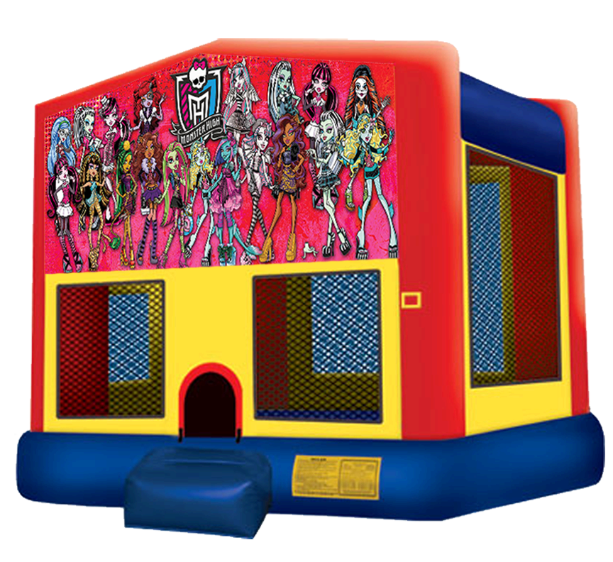Monster High Bounce House Rentals in Austin Texas from Austin Bounce House Rentals