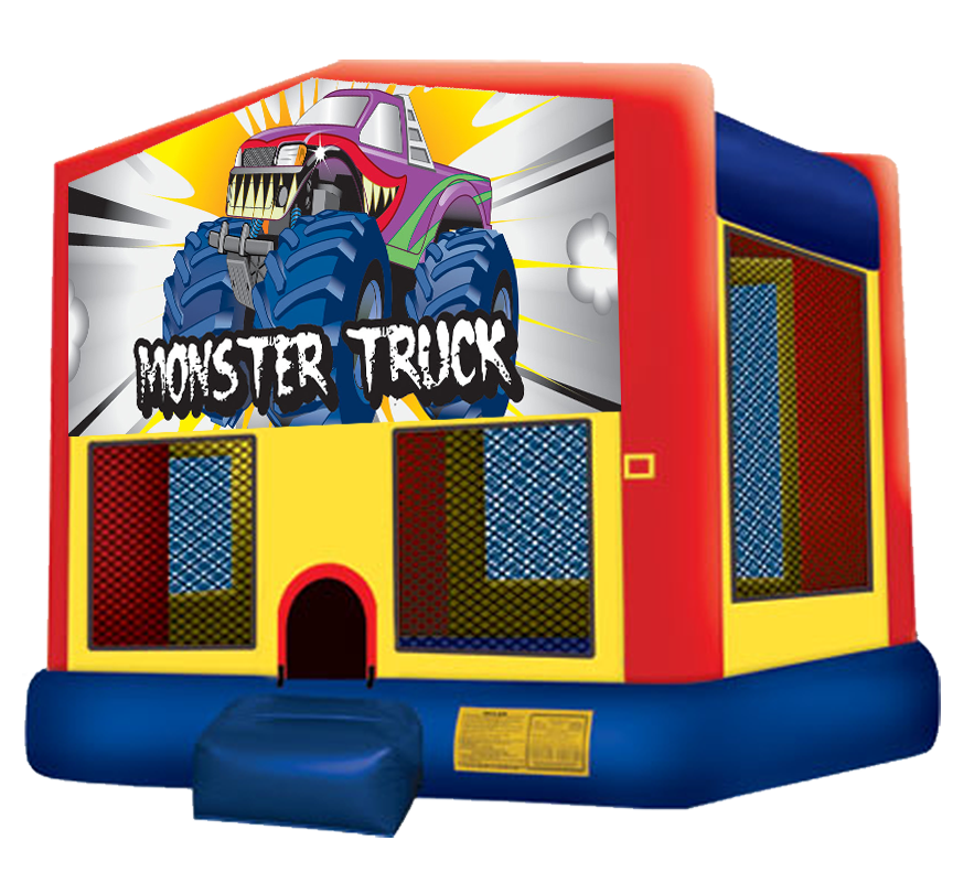 Monster Truck bounce house rental in Austin Texas by Austin Bounce House Rentals