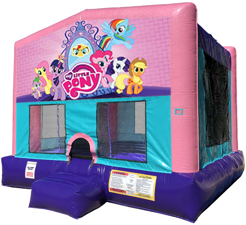 My Little Pony Sparkly Pink Bounce House Rentals in Austin Texas from Austin Bounce House Rentals