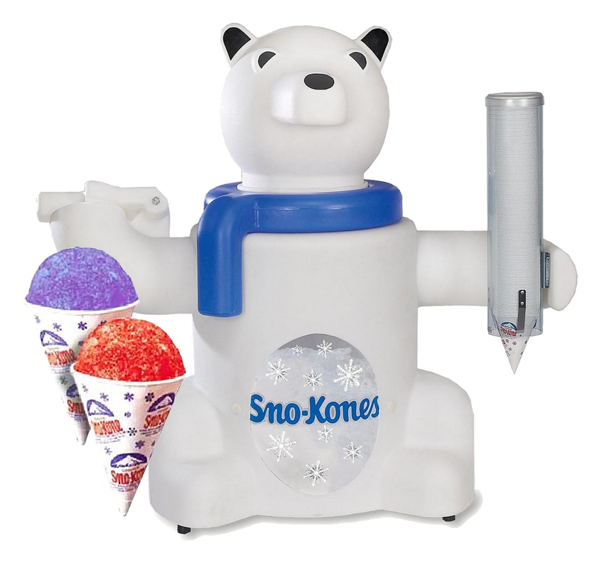 Polar Pete Sno-Cone Maker rental from Austin Bounce House Rentals in Austin Texas