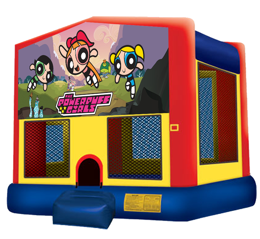 Pow R Puff Girls Bounce House rentals in Austin Texas from Austin Bounce House Rentals