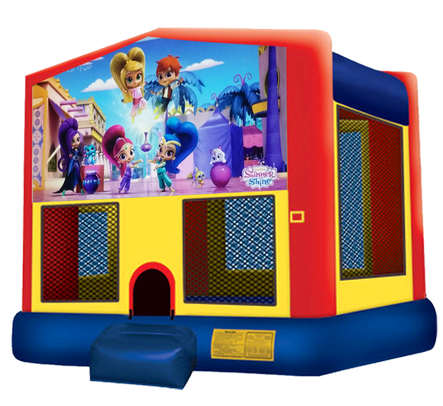Shimmer and Shine Bounce House Rentals in Austin Texas from Austin Bounce House Rentals