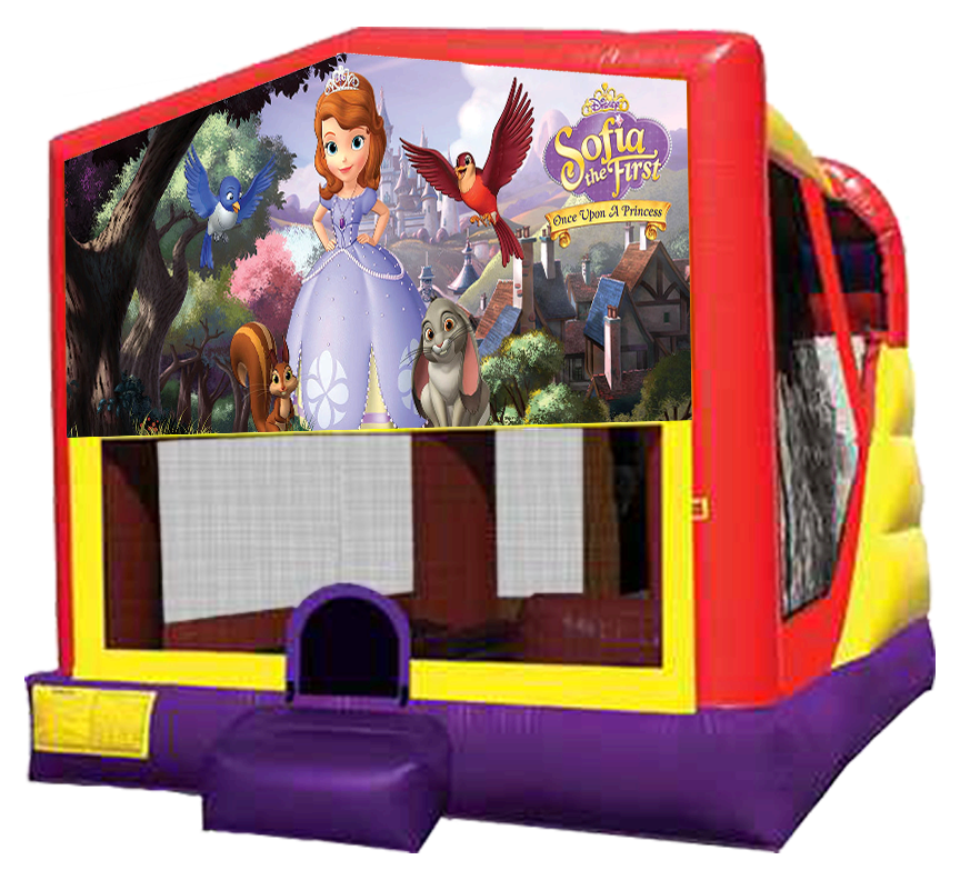 Sofia the First Extra Large Combo - Austin Bounce House Rentals