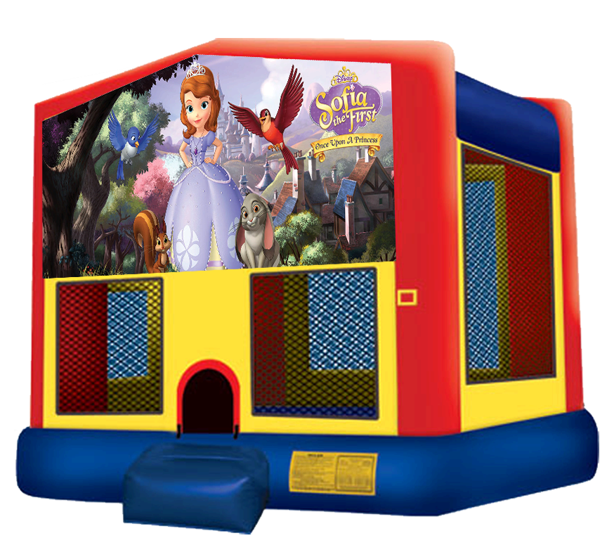 Sofia the First Bouncer - Austin Bounce House Rentals
