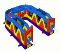 Ultimate There'n Back Obstacle Course rental in Austin Texas from Austin Bounce House Rentals