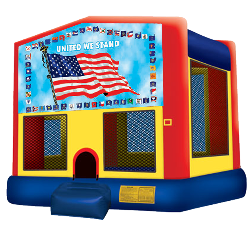 United We Stand Bounce House Rentals in Austin Texas from Austin Bounce House Rentals