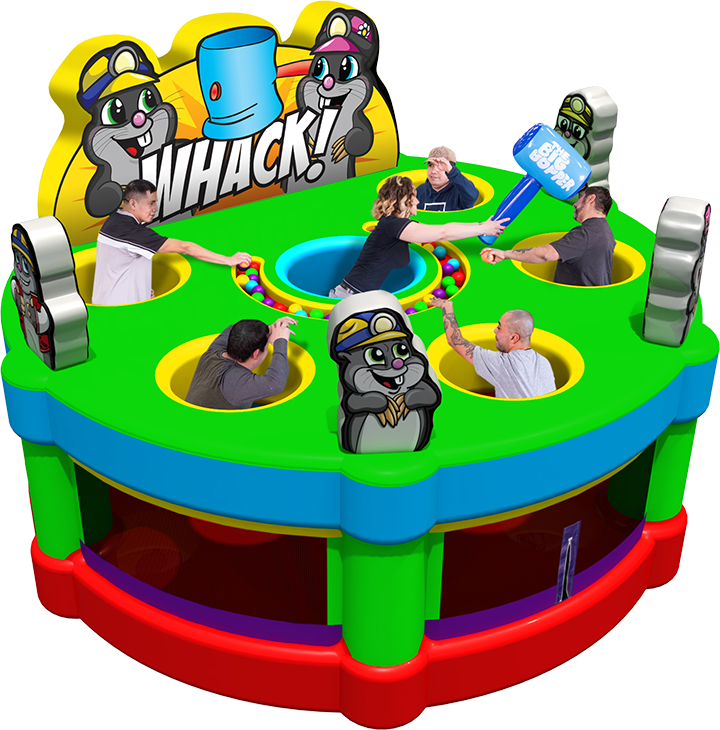 Wacky Mole game rental for parties in Austin Texas from Austin Bounce House Rentals
