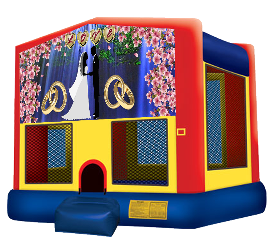 Wedding Love Bounce House by Austin Bounce House Rentals in Austin Texas