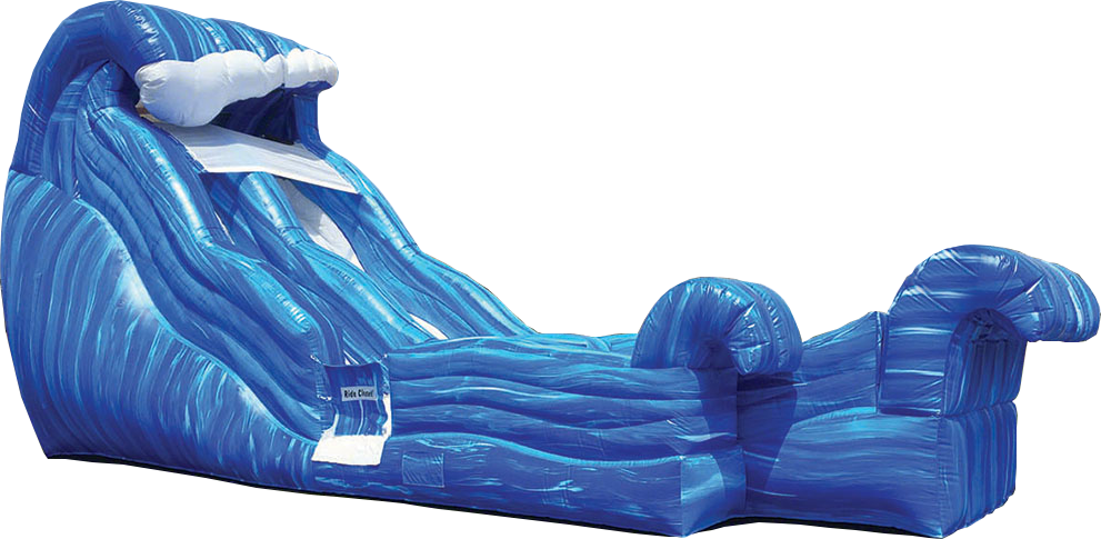 Wild Wave Slide rental from Austin Bounce House Rentals in Austin Texas