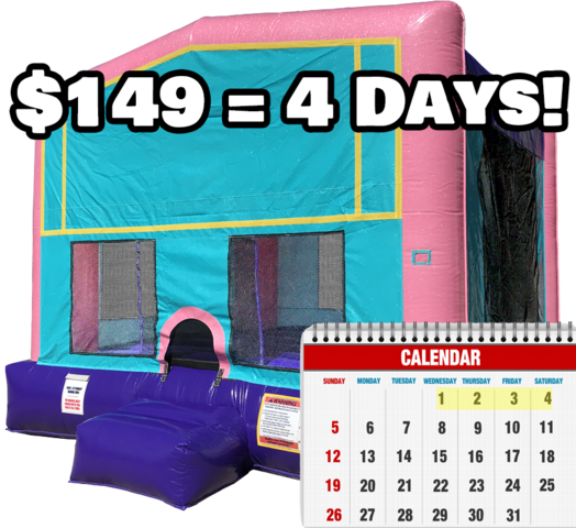 Funhouse Bouncer - Pink Edition - 4 Day Rental Funhouse Bouncer - Pink Edition - 4 Day Rental