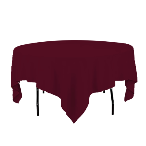 Dark Burgundy Tablecloth for Round Table Dark Burgundy Tablecloth for Round Table