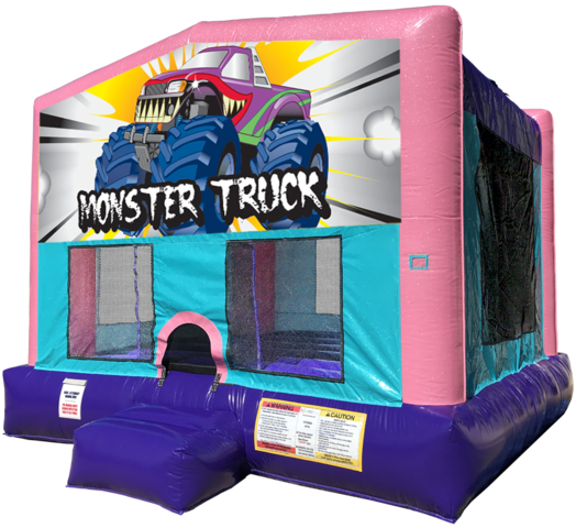 Monster Truck Bouncer - Pink Edition