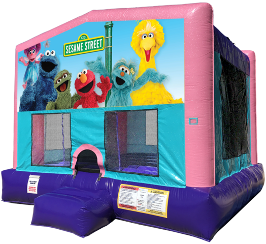 Sesame Street Elmo Bouncer - Pink Edition