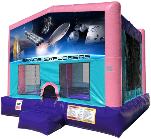 Space Explorers Bouncer - Pink Edition Space Force