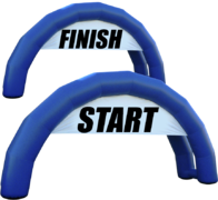 Starting Line + Finish Line Arches (Inflatable Arch)