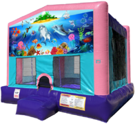 Under the Sea Bouncer - Sparkly Pink Edition