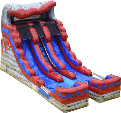 16ft Double Lane Volcano Water Slide 16ft Double Lane Volcano Water Slide