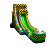 16' Caution Single Lane Water Slide 16' Caution Single Lane Water Slide