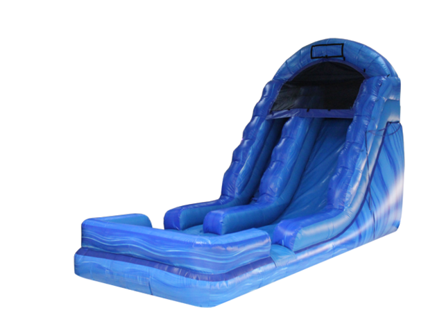 16' Blue Marble Single Lane Water Slide 16' Blue Marble Single Lane Water Slide