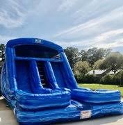 20' Double Lane Blue Crush Water Slide 20' Double Lane Blue Crush Water Slide