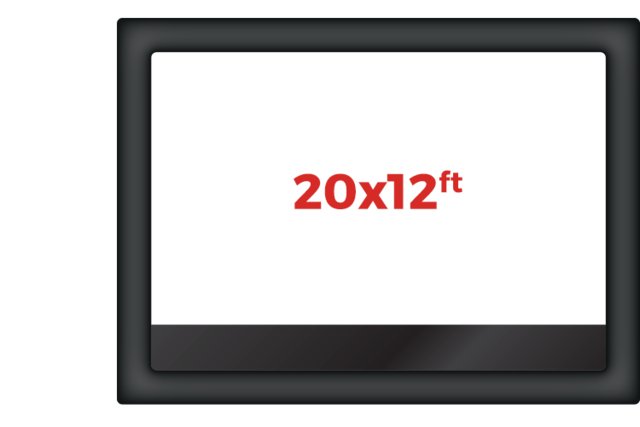 Blockbuster - 20'x12' Movie Screen Blockbuster - 20'x12' Movie Screen
