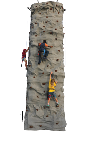30ft 4 Climber Rock Wall 30ft 4 Climber Rock Wall