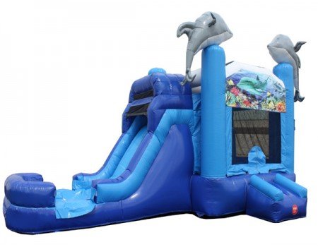 Dolphin Bounce House Combo Wet or Dry Dolphin Bounce House Combo Wet or Dry