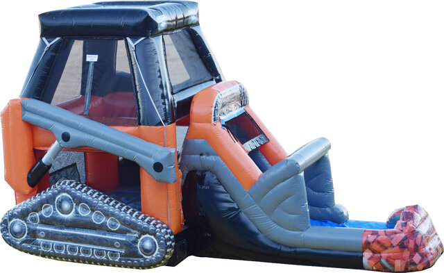 Skid Loader Bounce House Combo Skid Loader Bounce House Combo