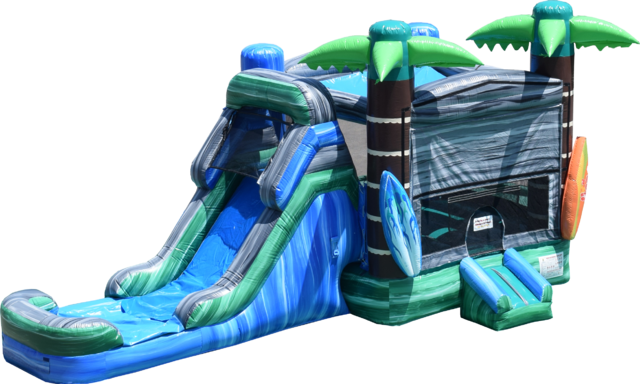 Tropical Bounce House Combo Dry Tropical Bounce House Combo Dry