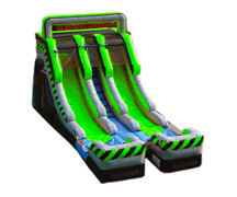 16' Double Lane Caustic Drop Water Slide 16' Double Lane Caustic Drop Water Slide