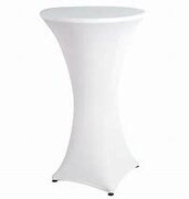 White Cocktail Table Linen