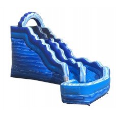 18ft Blue Marble Curve Water Slide 18ft Blue Marble Curve Water Slide