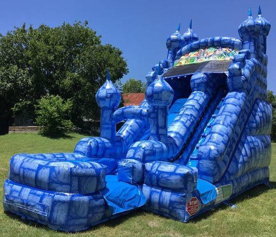 16' Blue Castle Inflatable Water Slide 16' Blue Castle Inflatable Water Slide