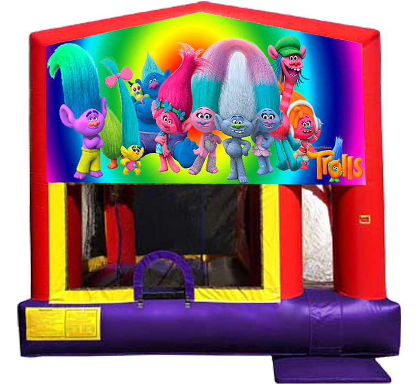 trolls play house