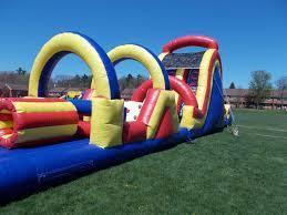 17ft Dry Slide with 22ft Obstacle Course 17ft Dry Slide with 22ft Obstacle Course