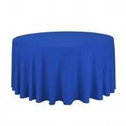 108 in. Round Royal Blue 